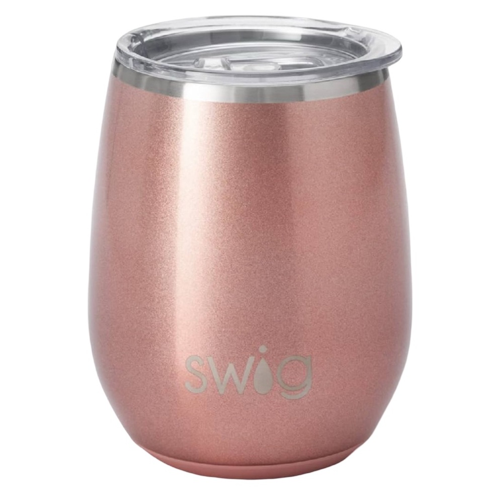 SWIG • Rose Gold Insulated Tumbler Wine Cup